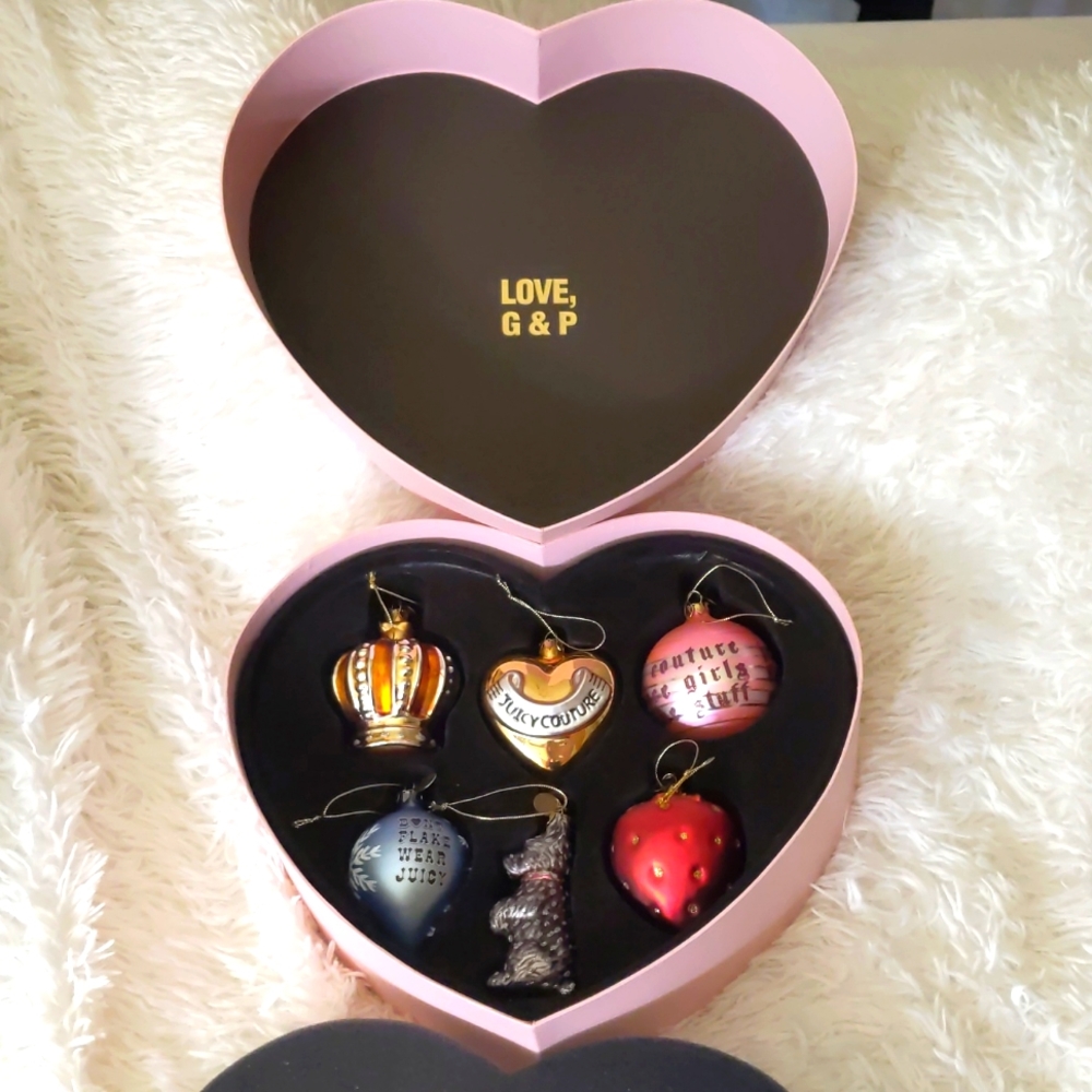 SOLD OUT   Vintage Juicy Couture Christmas Ornaments